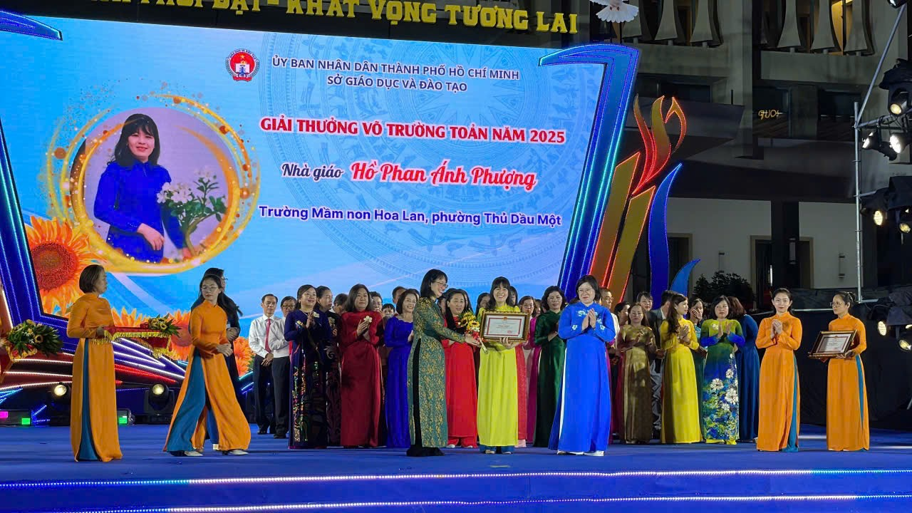 TRƯỜNG MẦM NON HOA LAN XIN CHÚC MỪNG CÔ HỒ PHAN ÁNH PHƯỢNG